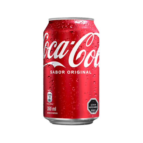 Bebida coca-cola lata